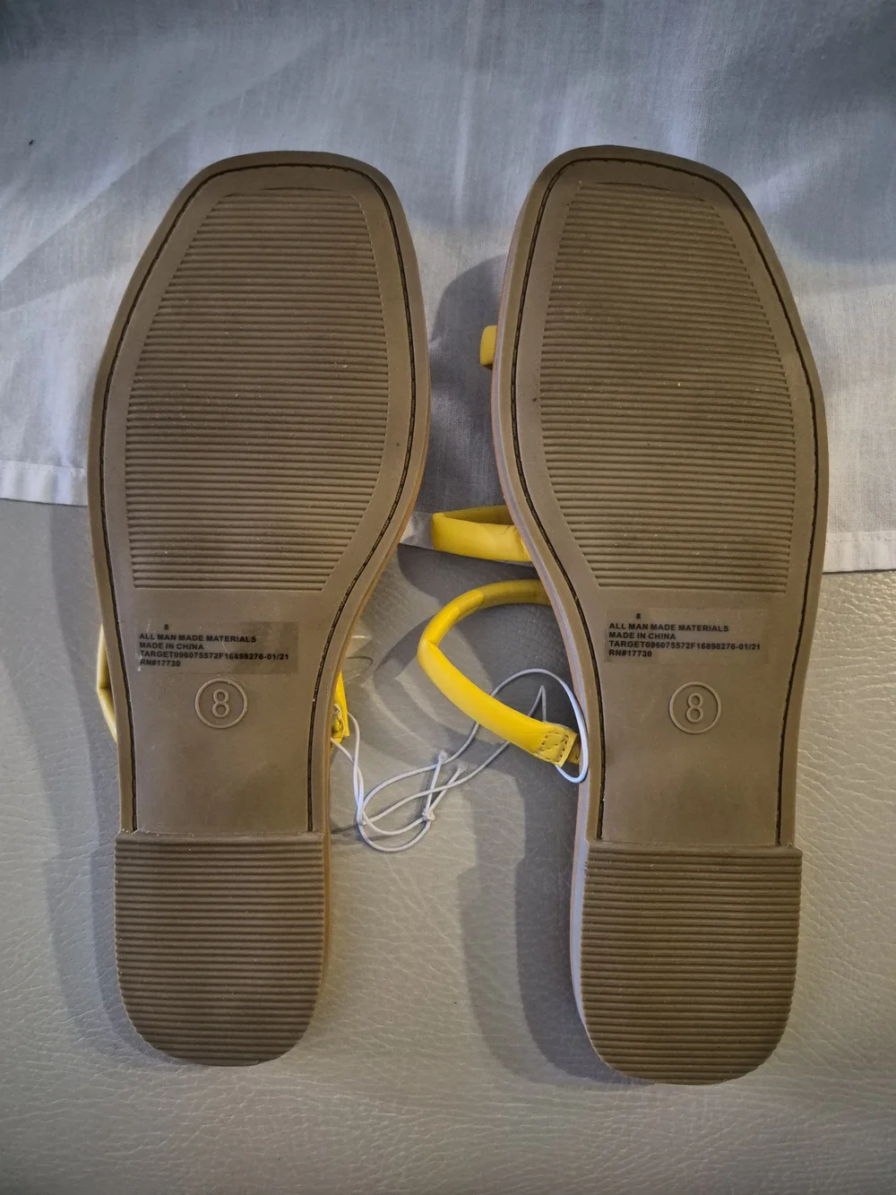 a new day Yellow Wren Triple-Strap Slide Sandals for Women